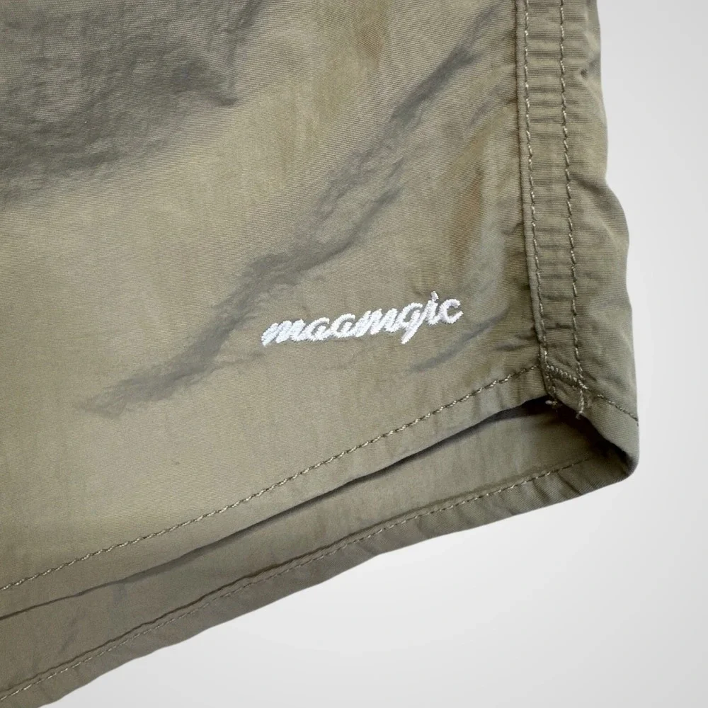 Maamgic Swim Trunks Mens XL Olive Green Excellent 5